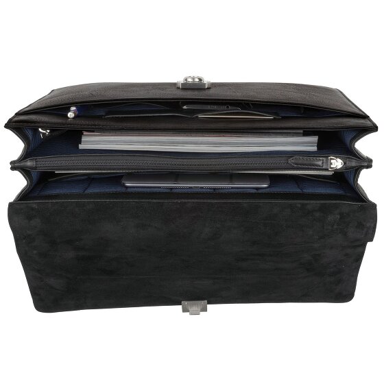 Leonhard Heyden Bergamo Aktentasche Leder 40 cm Laptopfach
