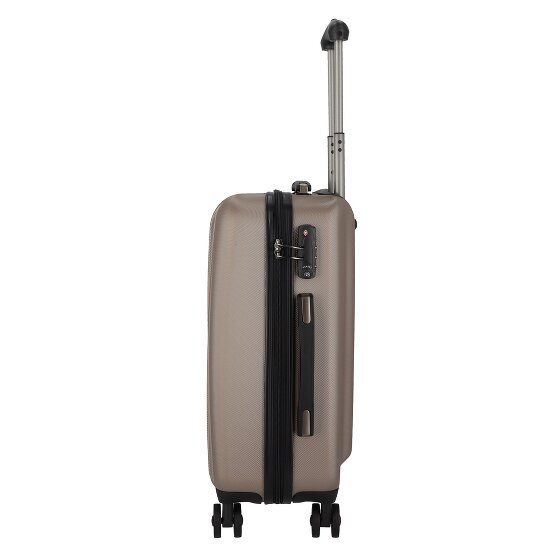 Bugatti Lima 2.0 4-Rollen Kabinentrolley 55 cm mit Doppelrollen