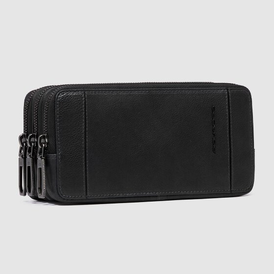 Piquadro Cronus Kulturbeutel Leder 19.5 cm
