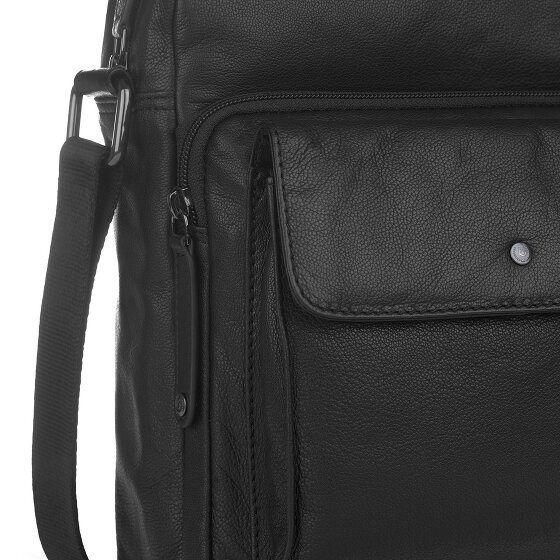 Bugatti Black Magic Umhängetasche Leder 22 cm