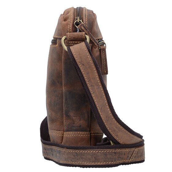 Greenburry Vintage Umhängetasche Leder 20 cm