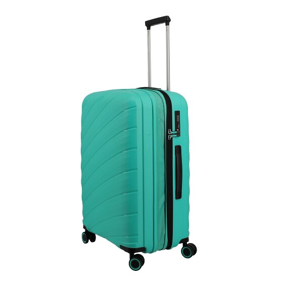 Travelite Burano 4 Rollen Kofferset 3-teilig mit Dehnfalte
