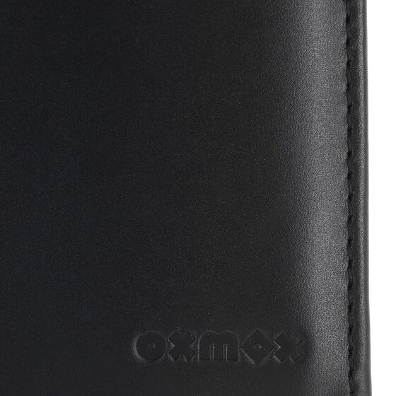 oxmox Leather Geldbörse RFID Schutz Leder 13 cm