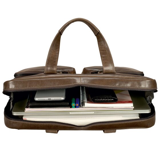 Leonhard Heyden Porto Aktentasche Leder 38 cm
