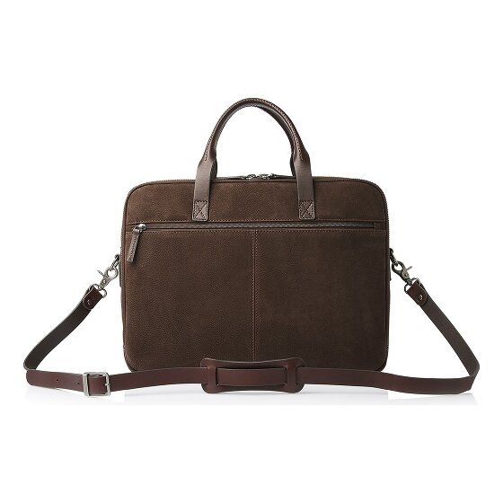 Castelijn & Beerens Nubuck Aktentasche Leder 41 cm Laptopfach