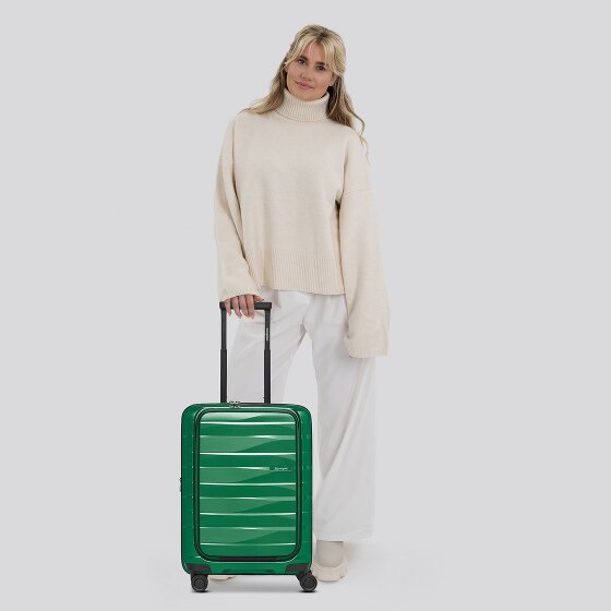 Bergpfeil Travel 4 Rollen Kabinentrolley 55 cm Laptopfach mit Dehnfalte