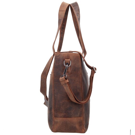 Plevier Shopper Tasche Leder 41 cm Laptopfach