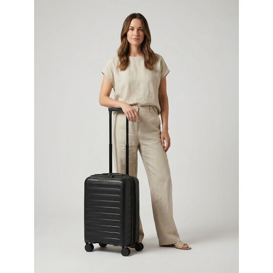 d&n Toronto 4 Rollen Kabinentrolley S 54 cm mit Dehnfalte