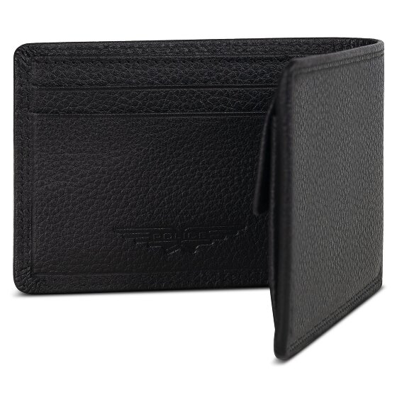 Police Geldbörse RFID Schutz Leder 10.5 cm