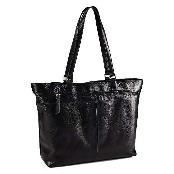 Burkely Fine Florence Shopper Tasche Leder 37 cm Laptopfach