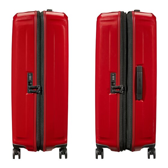 Samsonite Nuon 4 Rollen Trolley 75 cm mit Dehnfalte
