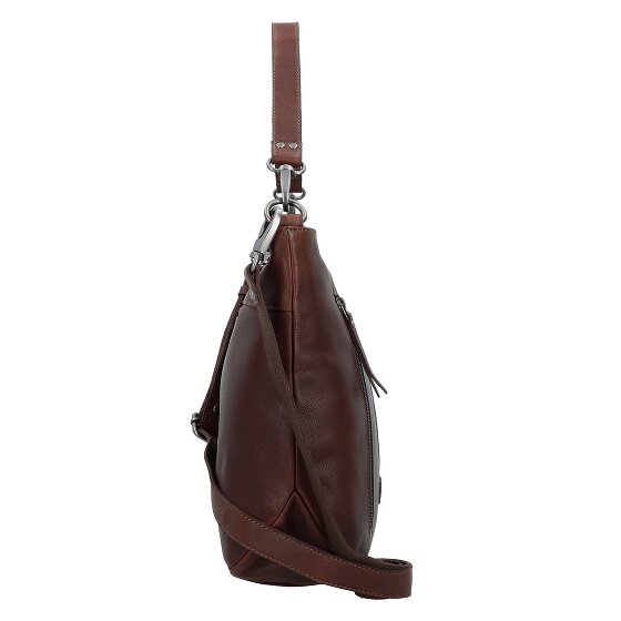 Jack Kinsky Schultertasche Leder 33 cm