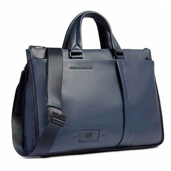 Piquadro Russel Aktentasche RFID Schutz Leder 42 cm Laptopfach