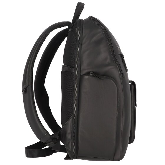 Piquadro Finn Business-Rucksack Leder 43 cm Laptopfach