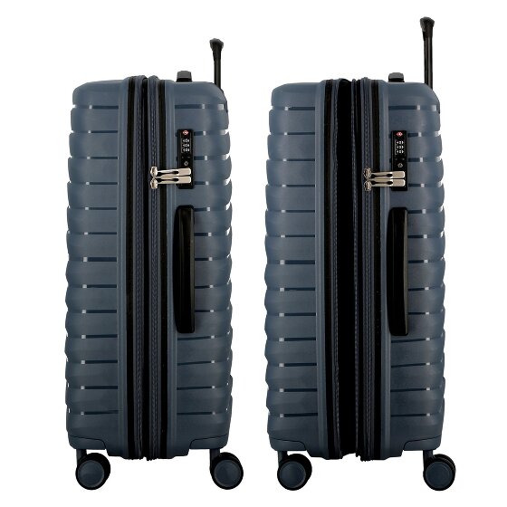 Jump Xwave 4 Rollen Trolley 66 cm mit Dehnfalte