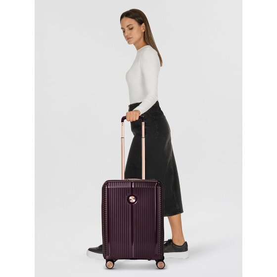 Polestream Paris 4 Rollen Kabinentrolley 55 cm mit Dehnfalte