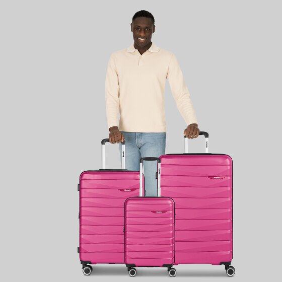 Bench Paris 4 Rollen Kofferset 3-teilig mit Dehnfalte