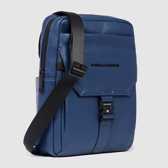 Piquadro Than Umhängetasche RFID Schutz Leder 22 cm