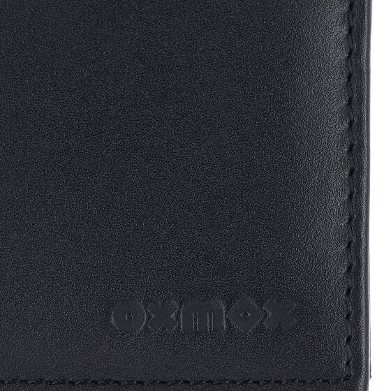 oxmox Leather Geldbörse RFID Schutz Leder 11 cm