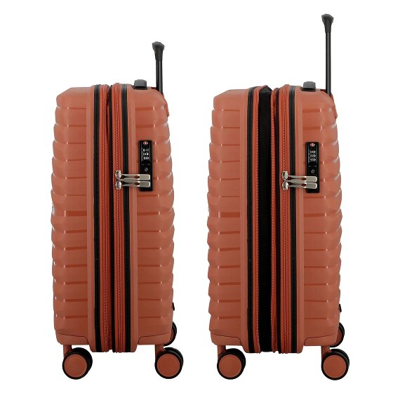 Jump Xwave 4 Rollen Kabinentrolley 55 cm mit Dehnfalte