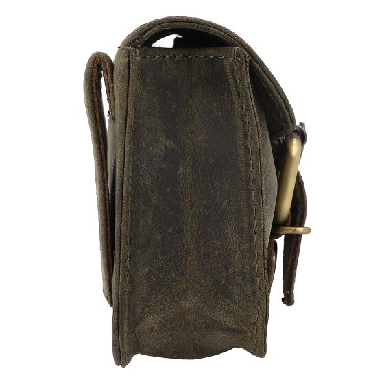 Greenburry Vintage Gürteltasche Leder 13 cm