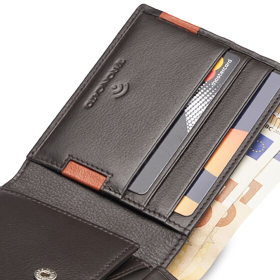 Roncato Monaco Geldbörse RFID Schutz Leder 9 cm