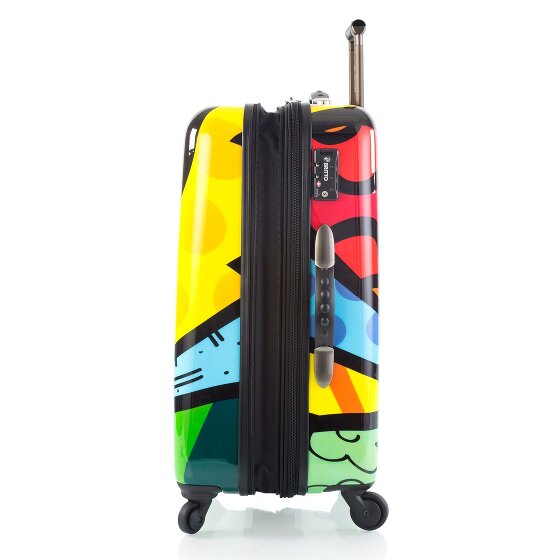 Heys Britto 4 Rollen Trolley M 66 cm mit Dehnfalte