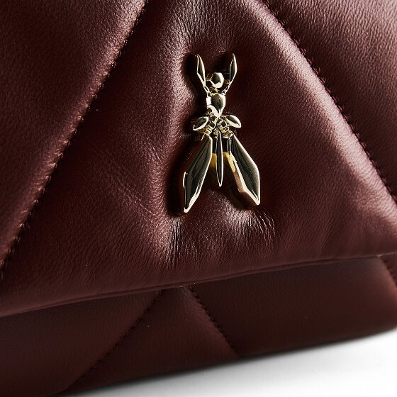 Patrizia Pepe Fly Padded Umhängetasche Leder 25 cm