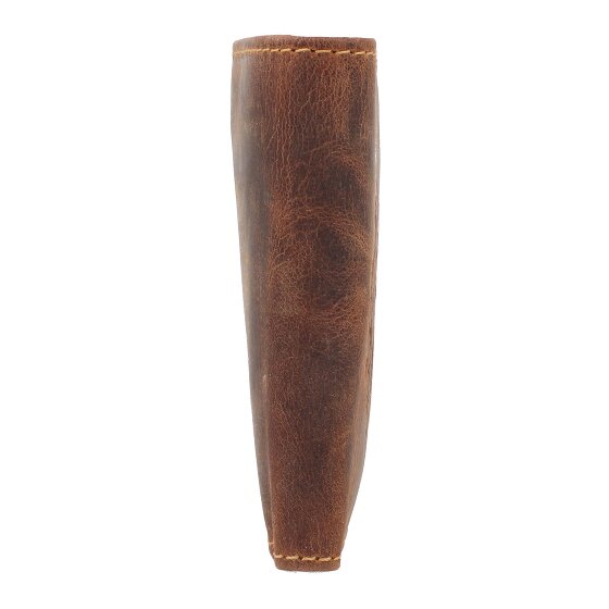 Greenburry Vintage Geldbörse mit Fisch-Prägung Leder 12 cm