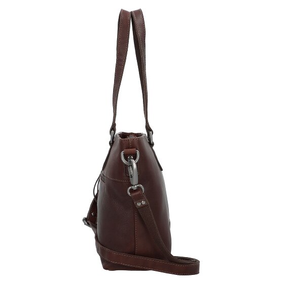 Jack Kinsky Schultertasche Leder 27 cm