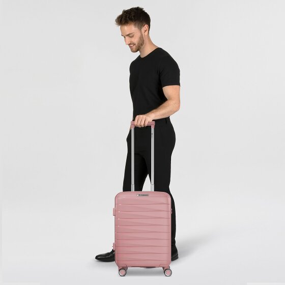 Franky London 4 Rollen Kabinentrolley S 55 cm mit Dehnfalte