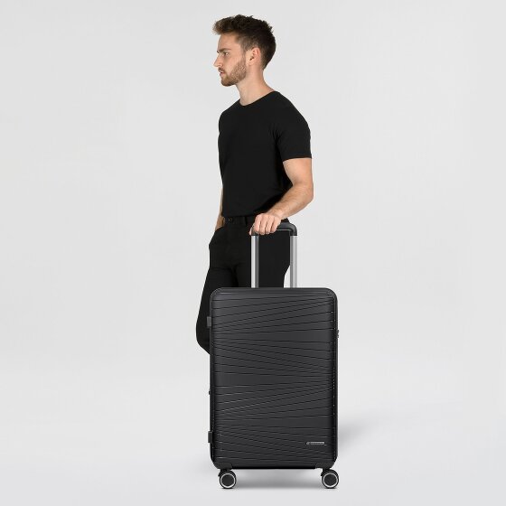 Franky Dallas 3.0 4 Rollen Trolley M 65 cm mit Dehnfalte