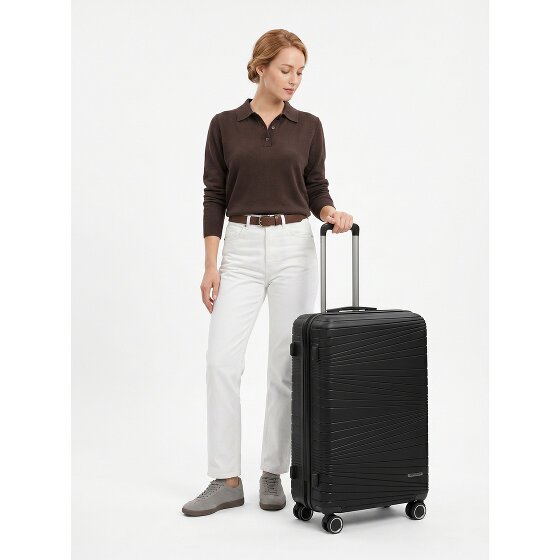 Franky Dallas 3.0 4 Rollen Trolley M 65 cm mit Dehnfalte