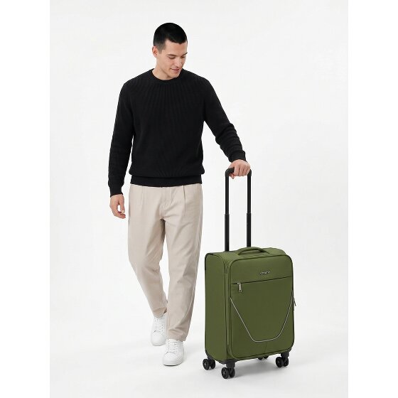 Stratic taska 4 Rollen Kabinentrolley S 55 cm mit Dehnfalte