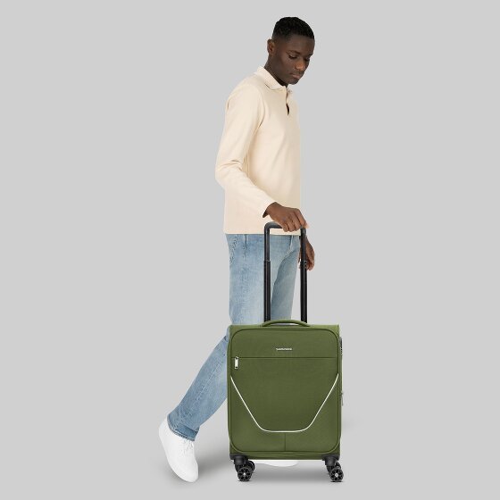 Stratic taska 4-Rollen Kabinentrolley S 55 cm mit Dehnfalte