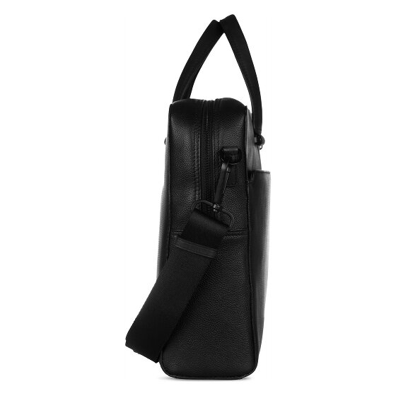 Bugatti Black Aktentasche Leder 39 cm Laptopfach