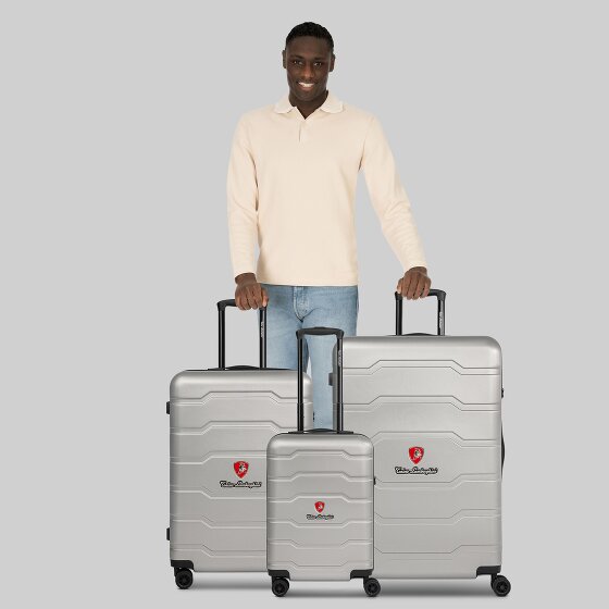 Tonino Lamborghini Bologna 4 Rollen Kofferset 3-teilig