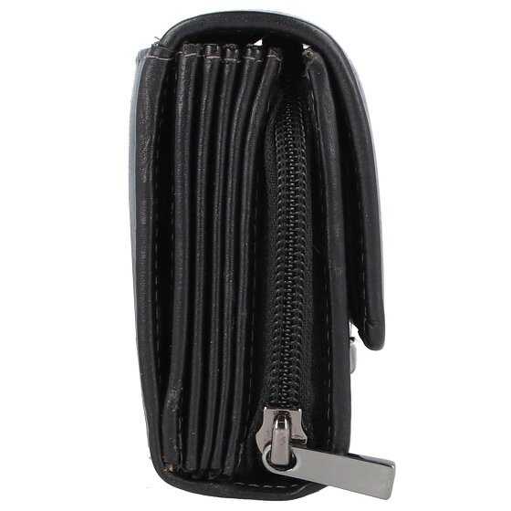 Greenland Nature Black Nappa Kellnerbörse Geldbörse RFID Leder 18 cm