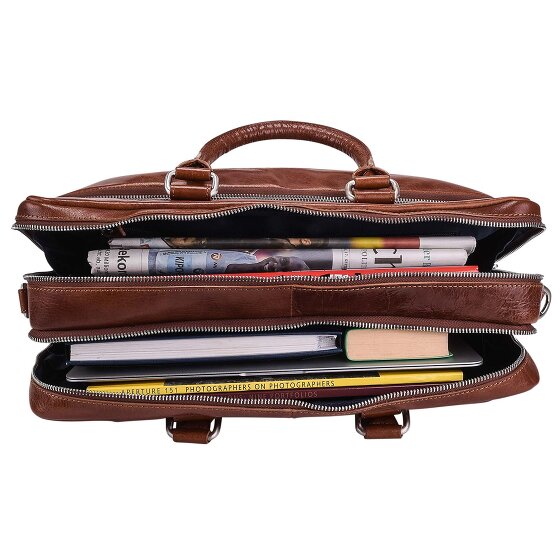 Leonhard Heyden Cambridge Aktentasche Leder 40 cm Laptopfach