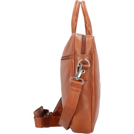 Dermata Aktentasche Leder 39 cm Laptopfach