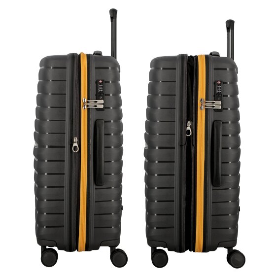 Jump Xwave 4 Rollen Trolley 66 cm mit Dehnfalte