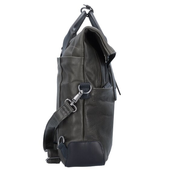 Harold's Mount Ivy Aktentasche Rucksack Leder 40 cm Laptopfach