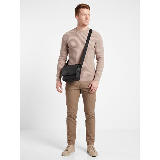 Lacoste Chantaco Umhängetasche Leder 21 cm