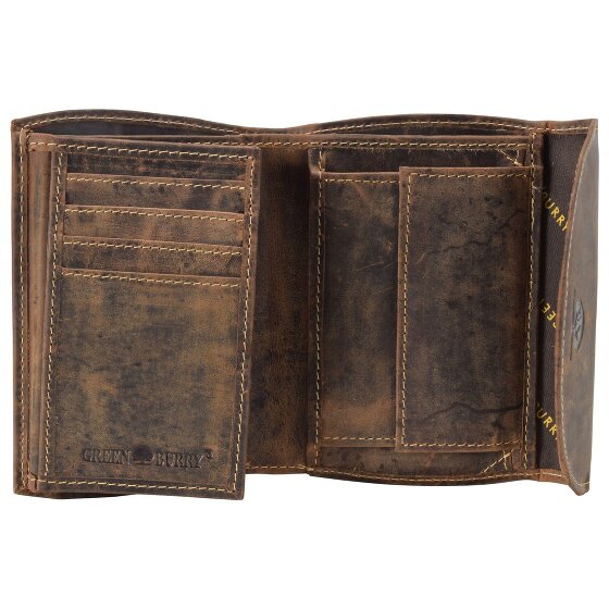 Greenburry Vintage Geldbörse Leder 13,5 cm