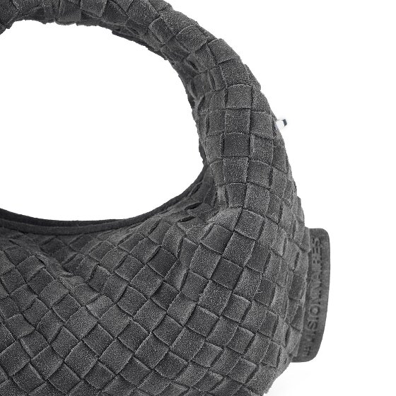 LES VISIONNAIRES Greta Micro weave Handtasche Leder 20 cm