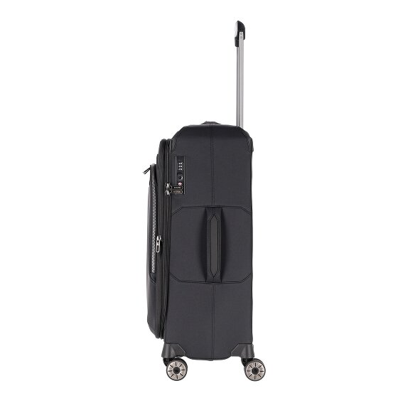 Travelite Priima 4 Rollen Trolley 68 cm mit Dehnfalte