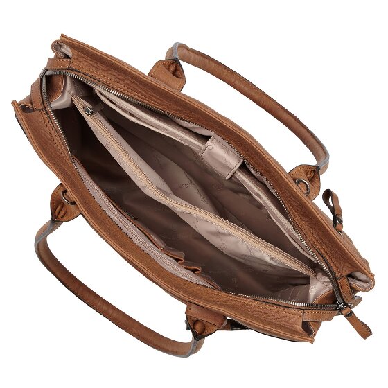 Castelijn & Beerens Carisma Schultertasche RFID Leder 38 cm Laptopfach