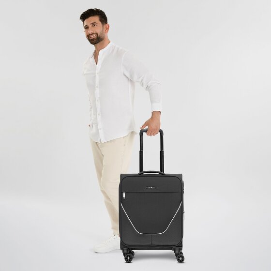 Stratic taska 4-Rollen Kabinentrolley S 55 cm mit Dehnfalte