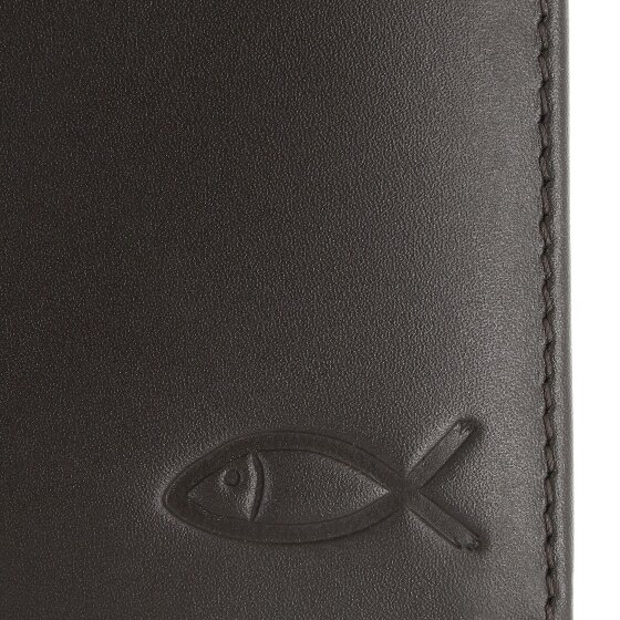 oxmox Leather Geldbörse RFID Schutz Leder 10 cm