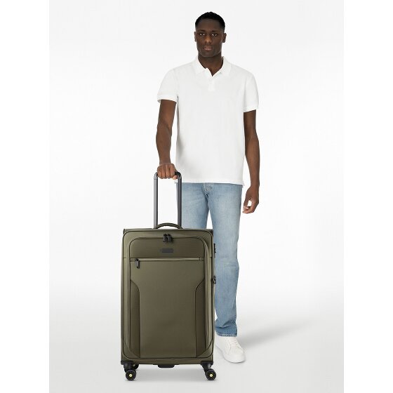 d&n Travel Line 9704 4 Rollen Trolley L 78 cm mit Dehnfalte